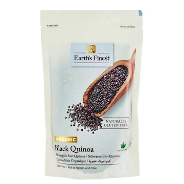 Earths Finest Organic Black Quinoa 340 gr
