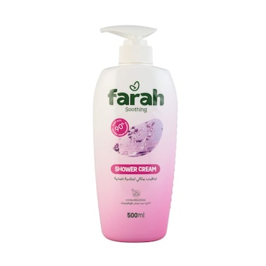 Farah Shower Cream Lavender Soothing 500ml