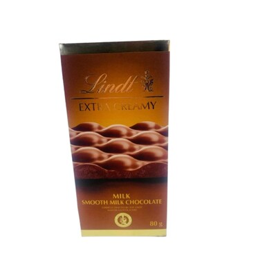 Lindt Extra Creamy Milk Chocolte 80 gr