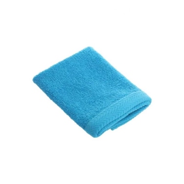 Ribby Face Towel Turquoise 30X45 Cm