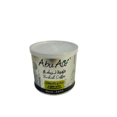 Abu Auf Light with Cardamon Blended Turkish Coffee 200 gr
