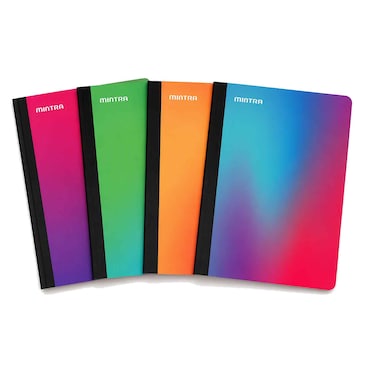 Mintra Gradient Notebook 100 Sheets 1 Piece Multi Color