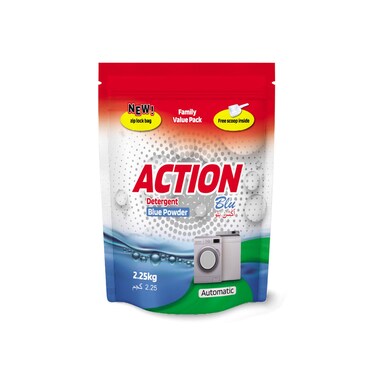Action Blue Detergent Powder 2.25kg