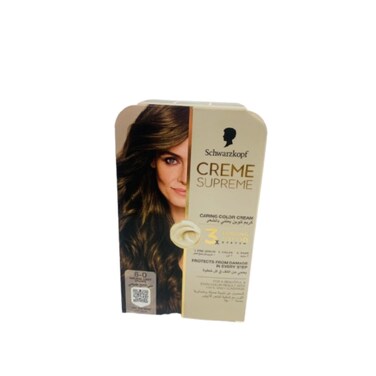 Schwarzkopf Creme Supreme Hair Color 6 - 0 Light Brown 245 gr
