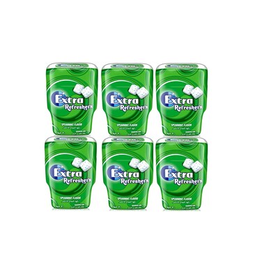 Extra Refreshment Bottle Spearmint 67Gx6 Pieces