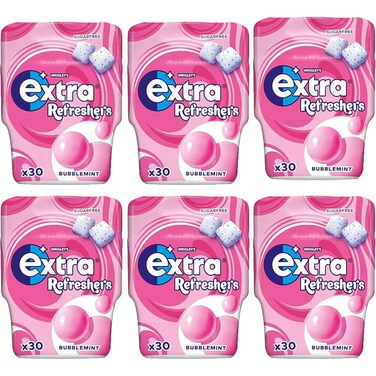 Extra Refreshment Bottle Bubblemint 67Gx6 Pieces