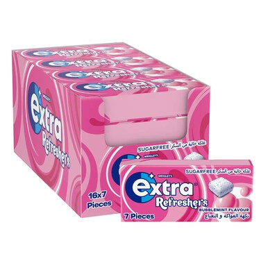 Extra Refreshment Bubblemint 15.6Gx16 Pieces