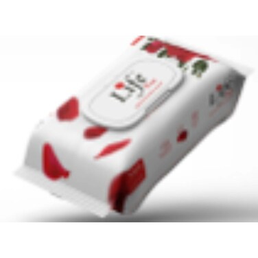 Life Wet Wipes Rose 120 Pieces
