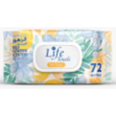 Life Wet Wipes Wild Flowers 72 Pieces