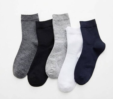 Boys School Socks 5 Pairs