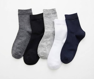 Fa Girls School Socks 5 Pairs 11/12