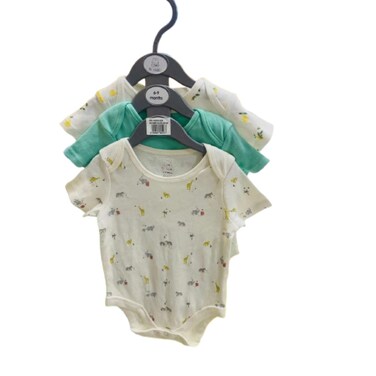 Baby Rompers Sleeveless 3 Pieces Size 6 to 9 Months
