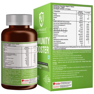 Nutrileague Immu 1000 Chewable Tablets 30's