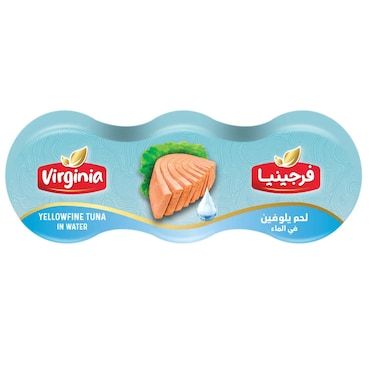 Virginia Yellowfin Tuna in Water 3 x 170 gr