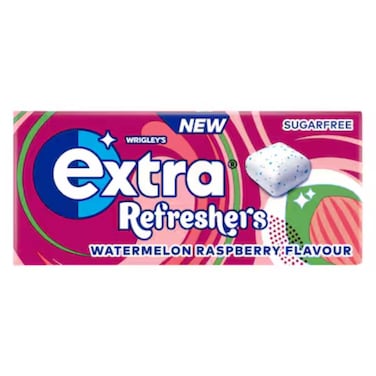 Wrigley's Extra Refreshers Sugar free Watermelon Raspberry Flavour Chewing Gum, 15.6g