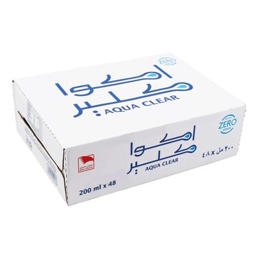 Aqua Clear Zero Sodium Water 200Mlx48 Pieces