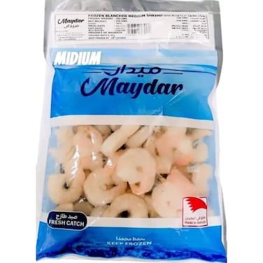 Maydar Peeled Blanched Shrimps Medium 500gr