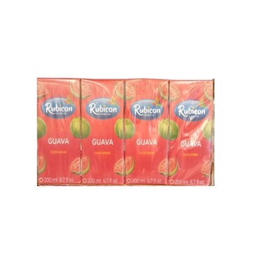 Rubicon Guava Juice 4 x 200 ml