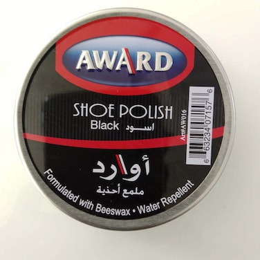 Award Shoe Polish Black Wax AW016
