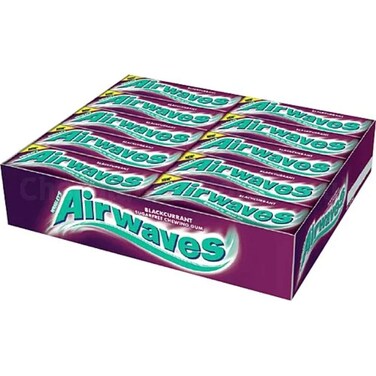 Airwaves Palet Blackcurrant 14 gr x 30 Pieces