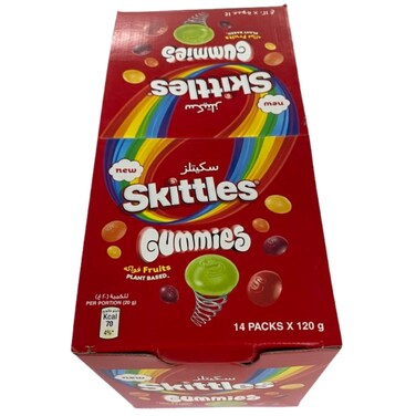 Skittle Gummies 14 x 120 gr