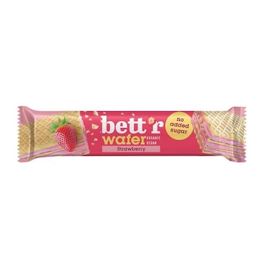 Smart Organic Strawberry Cream Waffle 30 Gram