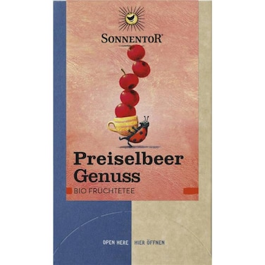 Sonnentor Cranberry Fruit Tea 18 Pieces