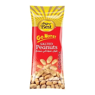 Best Peanut Go Nuts Salted Peanuts 80 gr