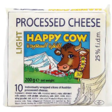 Happy Cow Light Slices 200 gr