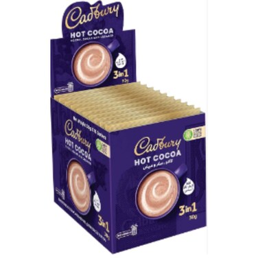 Cadbury Drink Choco 3 In 1 30 Gram 10 Pieces