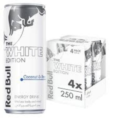Red Bull Energy Drink White Edition Coconut and Berry 250ml pack of 4 for 18+ years