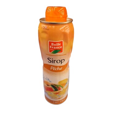Belle France Peach Syrup Can 75 ml