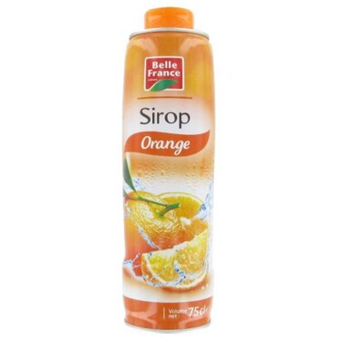 Belle France Orange Syrup Can 75 ml