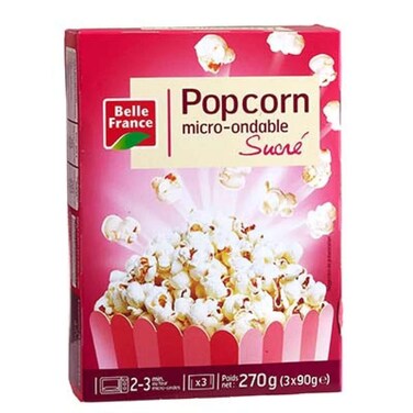 Belle France Popcorn Sugar 3 x 90 gr