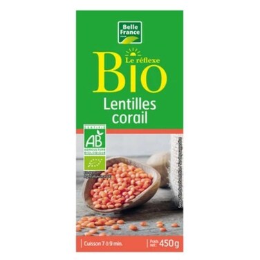 Belle France Corail  Lentils 450 gr