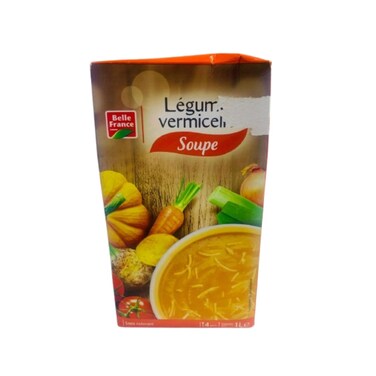 Belle France Vegetable Soup Vermicele 1 ltr