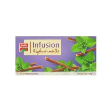 BELLE FRANCE LICORIC MINT INFU 25PC