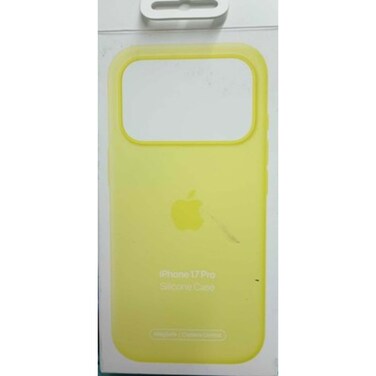 Apple Silicone Case with MagSafe for iPhone 17 Pro Yellow