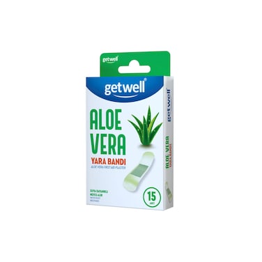 Getwell Aloe Vera First Aid Plasters 15 pieces