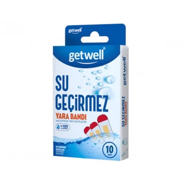 Getwell Waterproof First Aid Plasters 10 Pieces