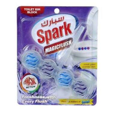 Spark Toilet Rim Block Lemon 52 Gram