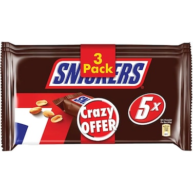 Snickers Multipack Chocolate 3 x 5 x 40 gr
