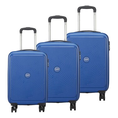 Skybags Hardcase Trolley Jet  Blue Sizes 55 cm + 66 cm + 76 cm