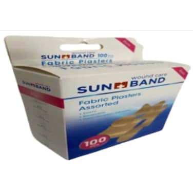 Sunband Fab Plasters 100 Pieces