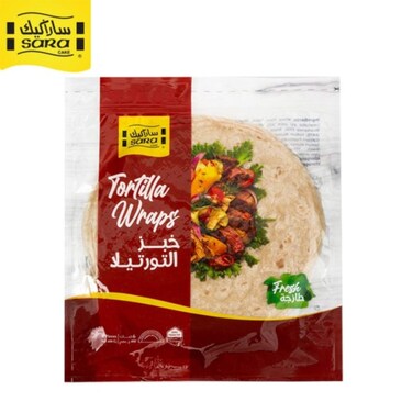 Sara Flour Tortilla Wraps 6 Inch 10 Pieces 250 gr