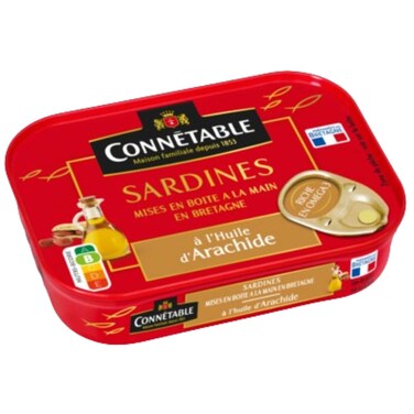 Connetable Sardine Peanut Oil 115 gr