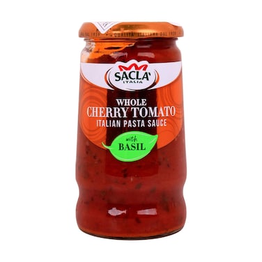 Sacla Cherry Tomato &amp; Basil Sauce 345 gr