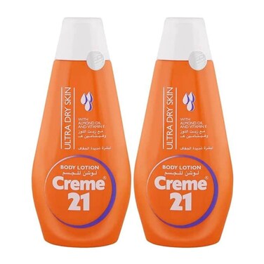 Creme 21 Lotion Ultra Dry Skin 400 ml x 2 Pieces