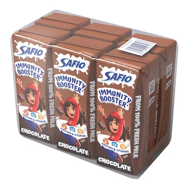 Safio UHT Milk Chocolate 6 x 185 ml