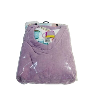 Ladies Pyjama Set Plush Fleece Size M
